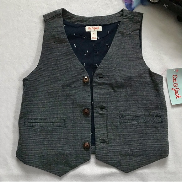 ❌SOLD❌ Cat & Jack NWT Sweater and Vest Bundle Boys 5T - Picture 8 of 11